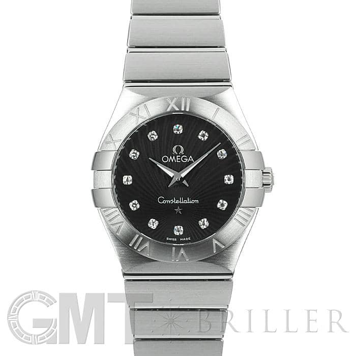 新品)OMEGA オメガ コンステレーション クォーツ 27mm ブラック 12P