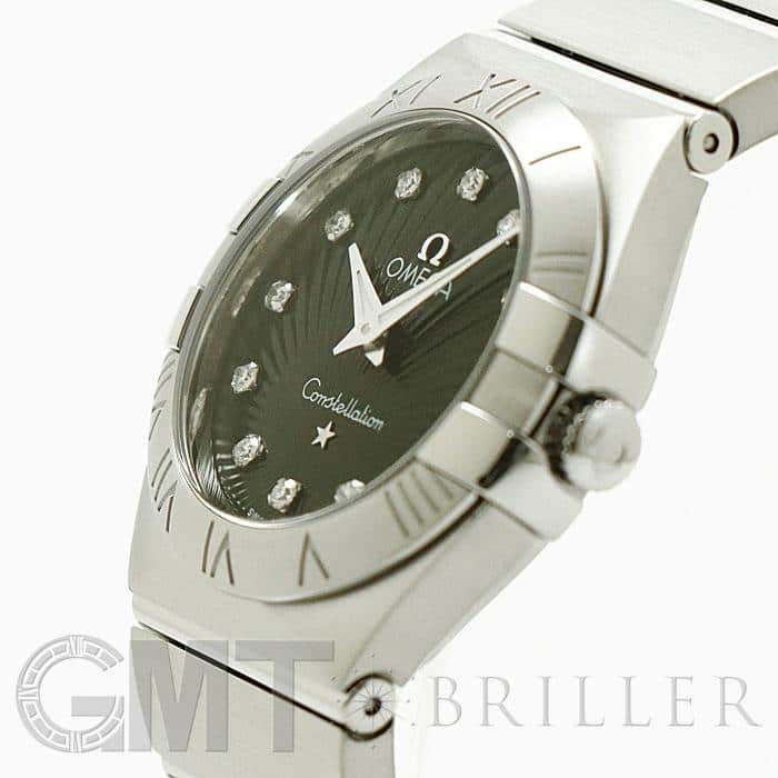 新品)OMEGA オメガ コンステレーション クォーツ 27mm ブラック 12P