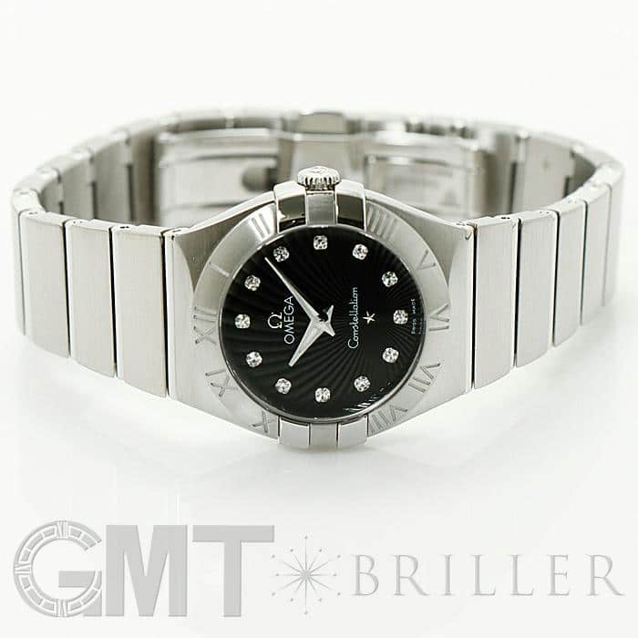 新品)OMEGA オメガ コンステレーション クォーツ 27mm ブラック 12P