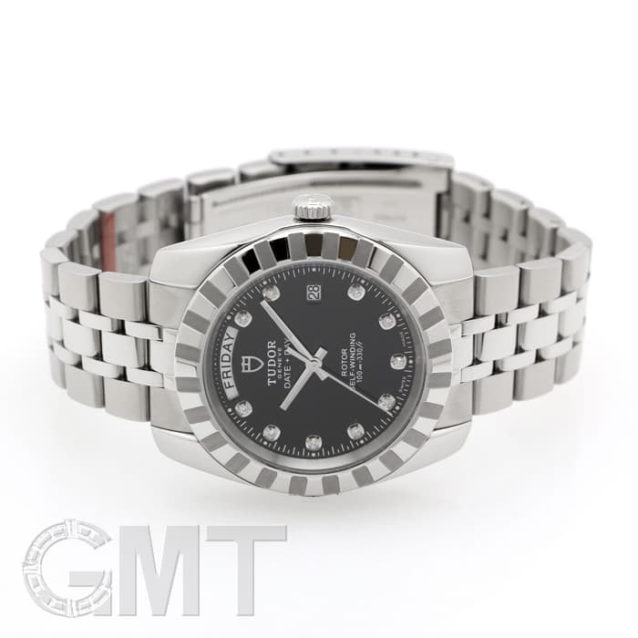 新品)TUDOR チューダー クラシックデイトデイ M23010G ブラック 10P