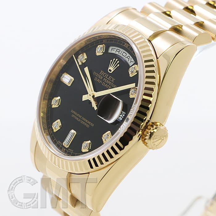 中古)ROLEX ロレックス デイデイト 118238A ブラック（商品ID