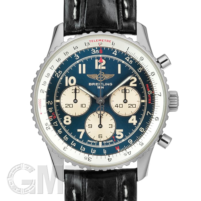 9便 BREITLING ナビタイマー92 A30022 38mm 中古)BREITLING ブライトリング ナビタイマー 92 A30022 ブルー（商品