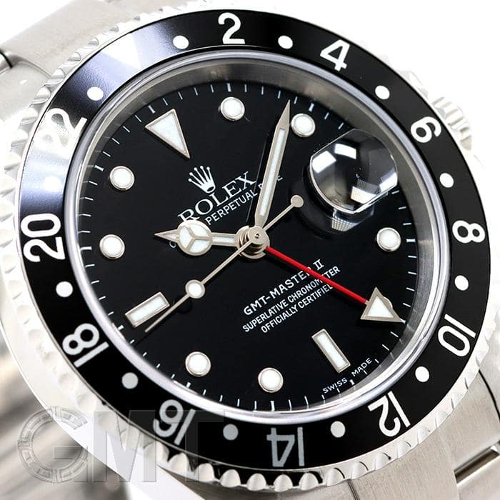 中古)ROLEX ロレックス GMTマスター II 16710 ブラック（商品ID