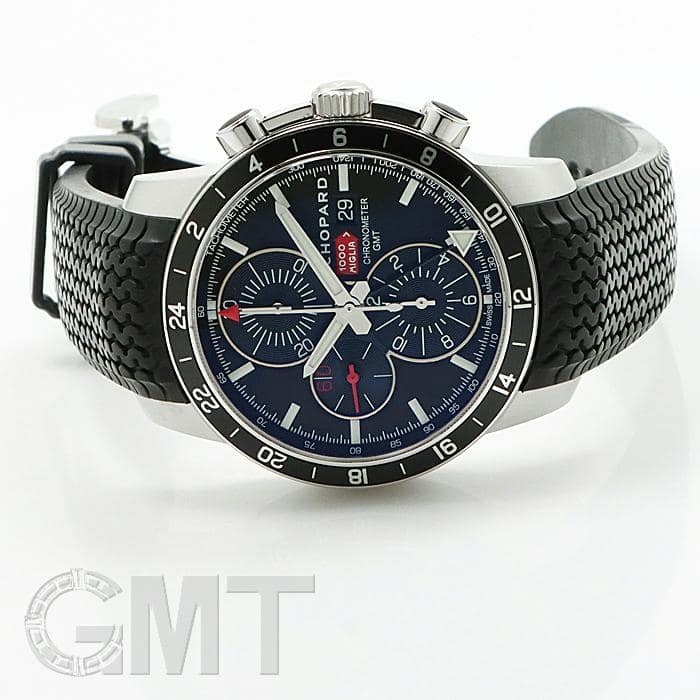 中古)CHOPARD ショパール ミッレミリア クロノグラフ GMT 168550-3001