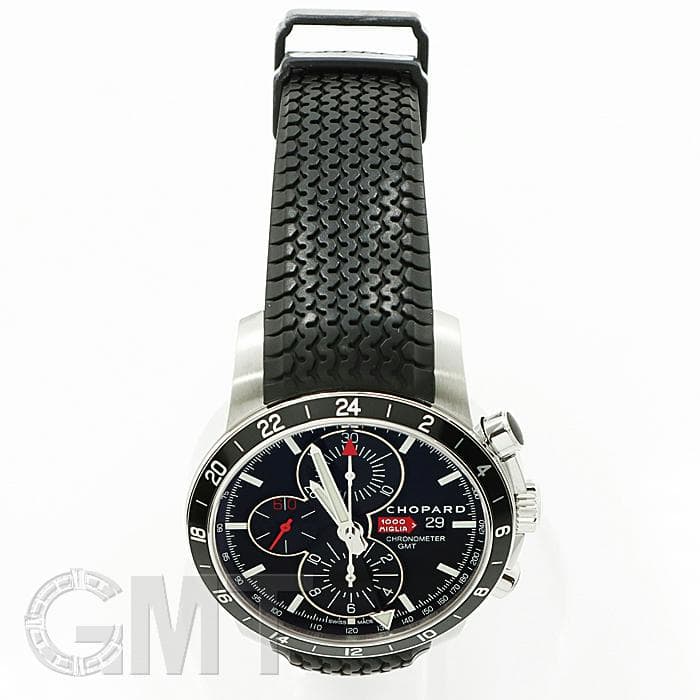 中古)CHOPARD ショパール ミッレミリア クロノグラフ GMT 168550-3001
