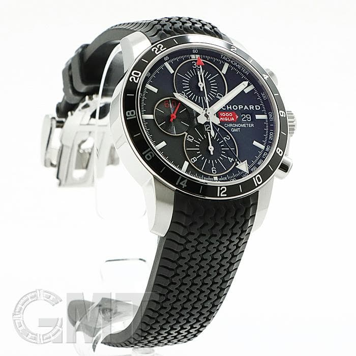 中古)CHOPARD ショパール ミッレミリア クロノグラフ GMT 168550-3001