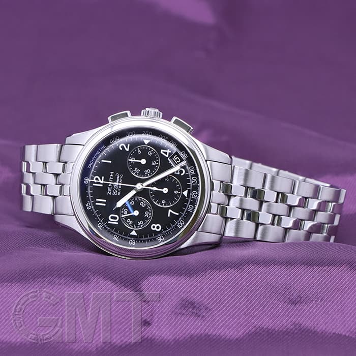 中古)ZENITH ゼニス クラス エルプリメロ 02.0501.400/24 ブラック 