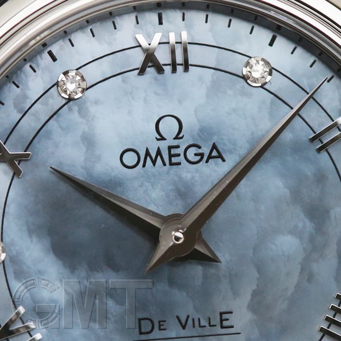 オメガ OMEGA 424.10.27.60.57.001 デビル 6Pダイヤ クォーツ レディース 箱・保証書付き_755102 OMEGA（オメガ） ☆箱付き【OMEGA】オメガ デビル 424.10.27.60.57.001