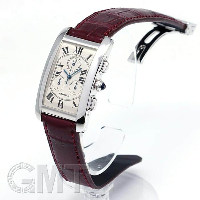 中古)CARTIER カルティエ タンク アメリカン クロノリフレックス