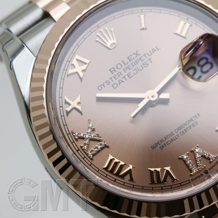 新品)ROLEX ロレックス デイトジャスト 126231 ローズローマ 69ダイヤ
