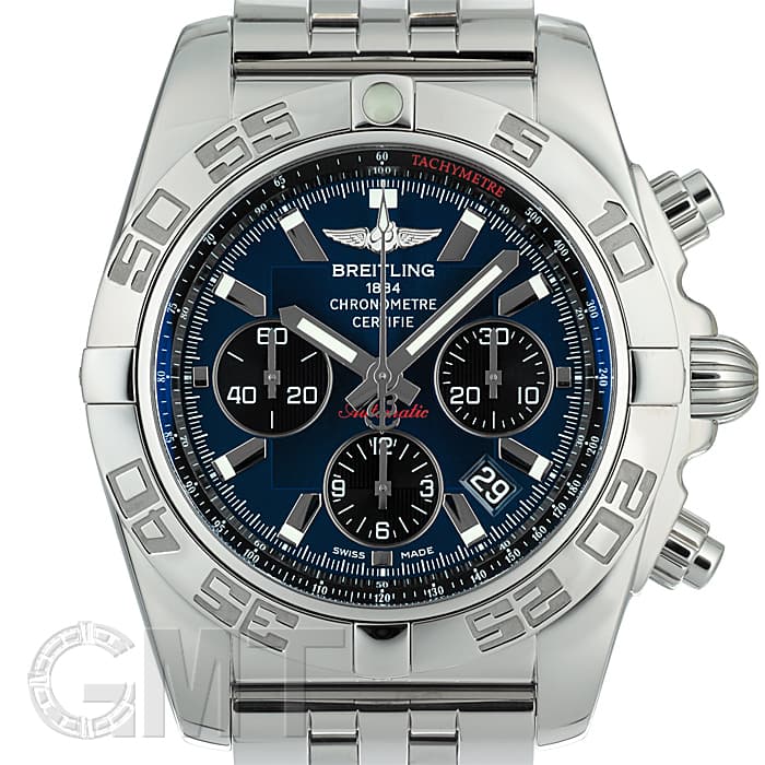 中古)BREITLING ブライトリング クロノマット 44 A011C89PA ブラック