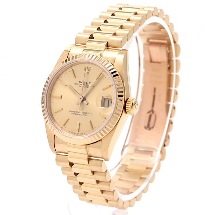中古)ROLEX ロレックス デイトジャスト 31 68278 シャンパン（商品ID