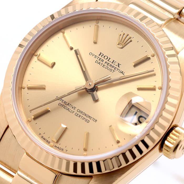 中古)ROLEX ロレックス デイトジャスト 31 68278 シャンパン（商品ID