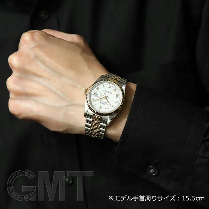中古)ROLEX ロレックス デイトジャスト 16233 ホワイトローマ