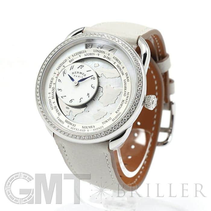 HERMES 時計 ホワイト/ゴールド/シルバー HERMES（エルメス） プロフィール 腕時計 クオーツ ホワイト文字盤