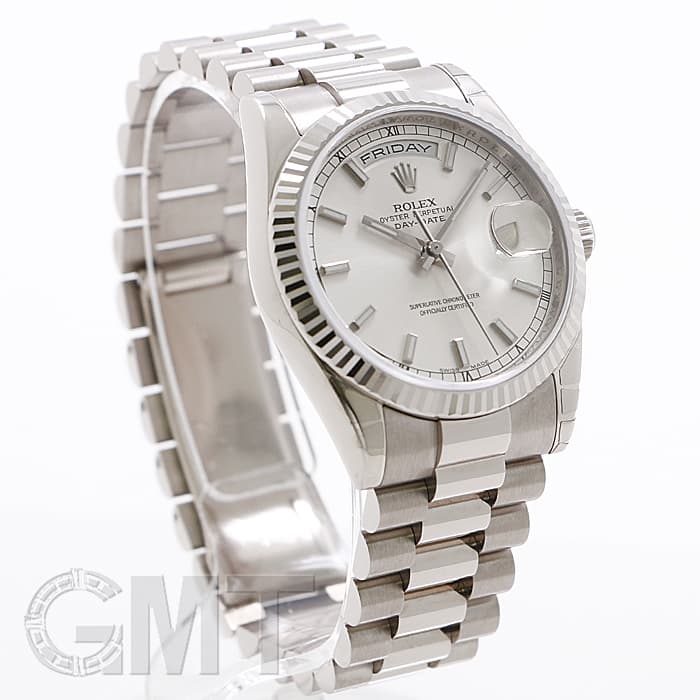中古)ROLEX ロレックス デイデイト 118239 シルバー（商品ID