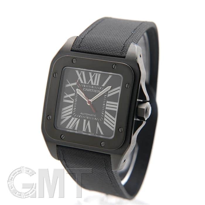 中古)CARTIER カルティエ サントス 100 LM カーボンウォッチ WSSA0006