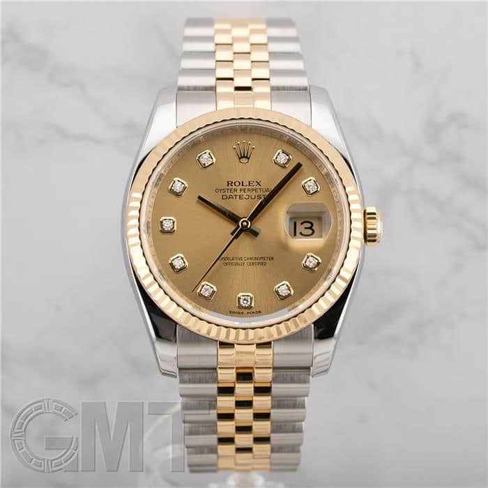 ROLEX デイトジャスト シャンパン ジャンク品 ヴィンテージ 中古)ROLEX ロレックス デイトジャスト 116233G シャンパン