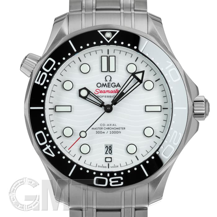 新品)OMEGA オメガ シーマスター ダイバー300M ホワイト 210.30.42.20