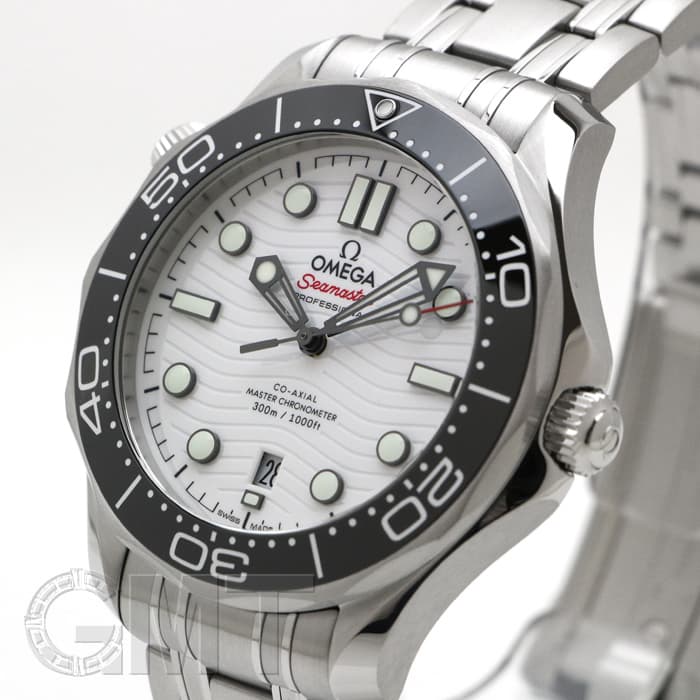 新品)OMEGA オメガ シーマスター ダイバー300M ホワイト 210.30.42.20