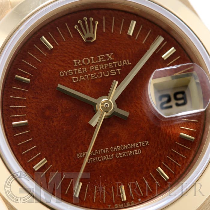 中古)ROLEX ロレックス デイトジャスト 69168 ウッドダイヤル（商品ID