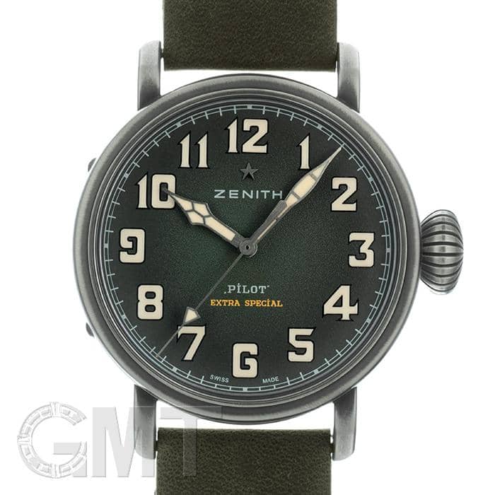 オリジナル　ベルクロタイプ 中古)ZENITH ゼニス パイロット タイプ20 エクストラスペシャル