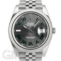 ROLEX ロレックス デイトジャスト 41 126334 グレー/グリーン ローマ ジュビリーブレスレット