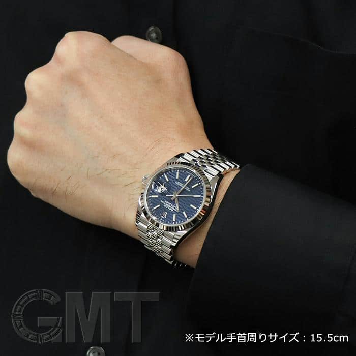 新品)ROLEX ロレックス デイトジャスト 126234 フルーテッドブルー 