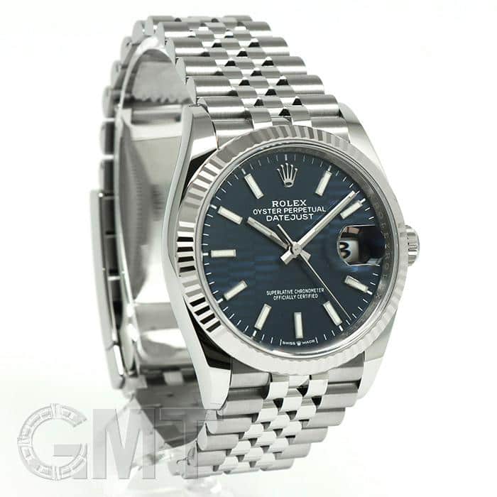 新品)ROLEX ロレックス デイトジャスト 126234 フルーテッドブルー