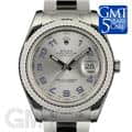ROLEX ロレックス デイトジャスト II 116334 シルバー/ブルー アラビア