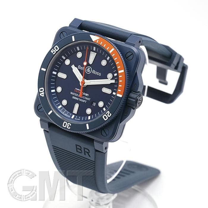 新品)BELL & ROSS ベル&ロス BR 03-92 ダイバー タラ BR0392-D-TR-CE
