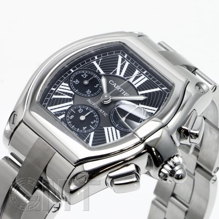 中古)CARTIER カルティエ ロードスター クロノグラフ W62020X6（商品ID