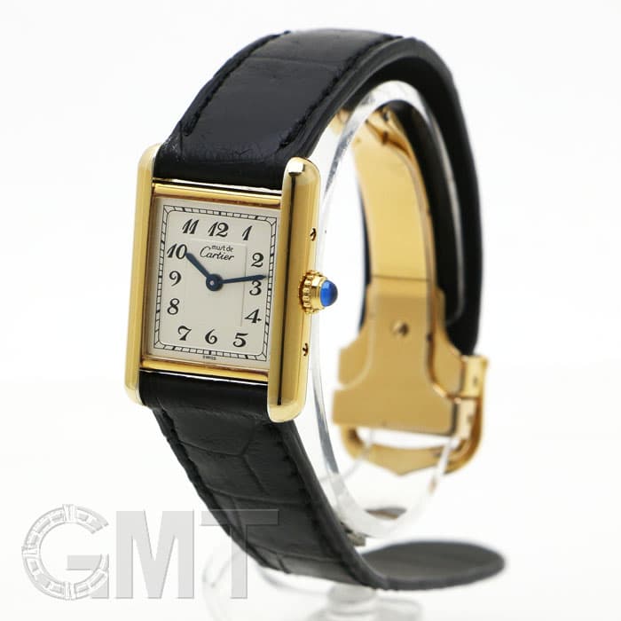 外装新品仕様 カルティエ ヴェルメイユ プレマストタンクSM 手巻時計 A127 中古)CARTIER カルティエ タンク マストタンク ヴェルメイユ SM