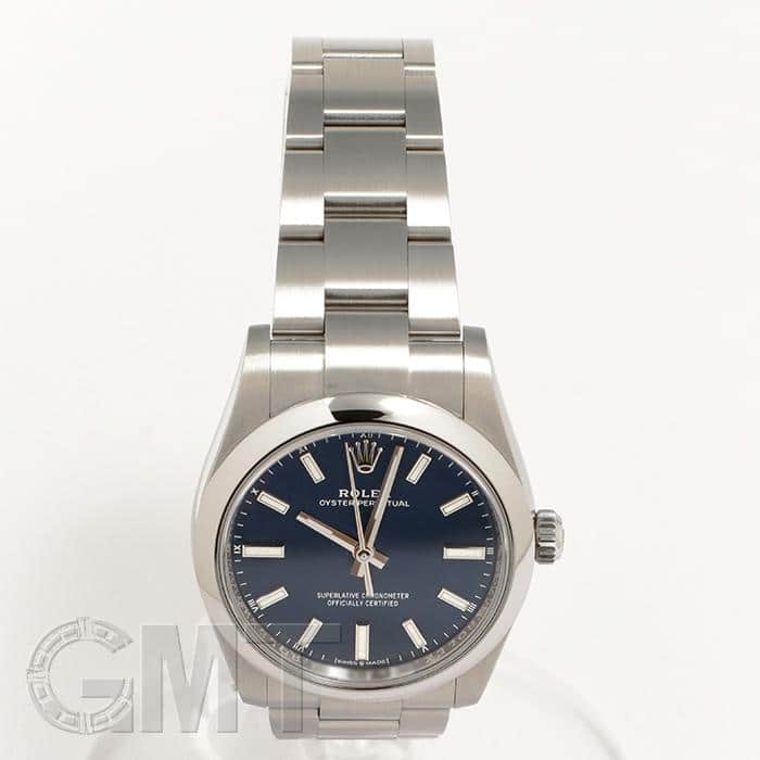 未使用)ROLEX ロレックス オイスターパーペチュアル 34 124200 ブルー