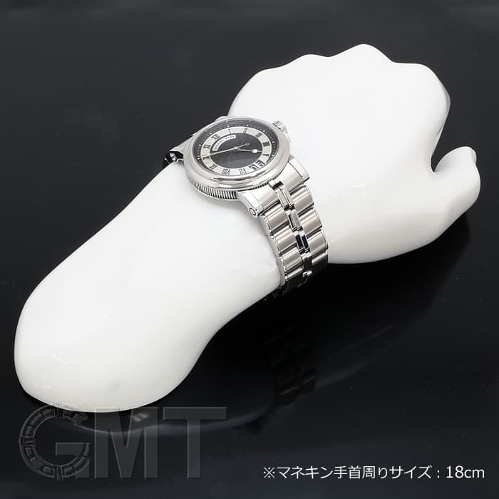 中古)BREGUET ブレゲ マリーン ラージデイト 5817ST/92/SV0 ブラック