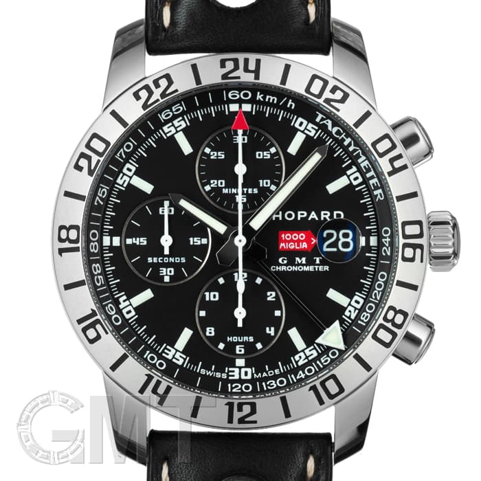 中古)CHOPARD ショパール ミッレミリア GMT クロノグラフ 168992-3001