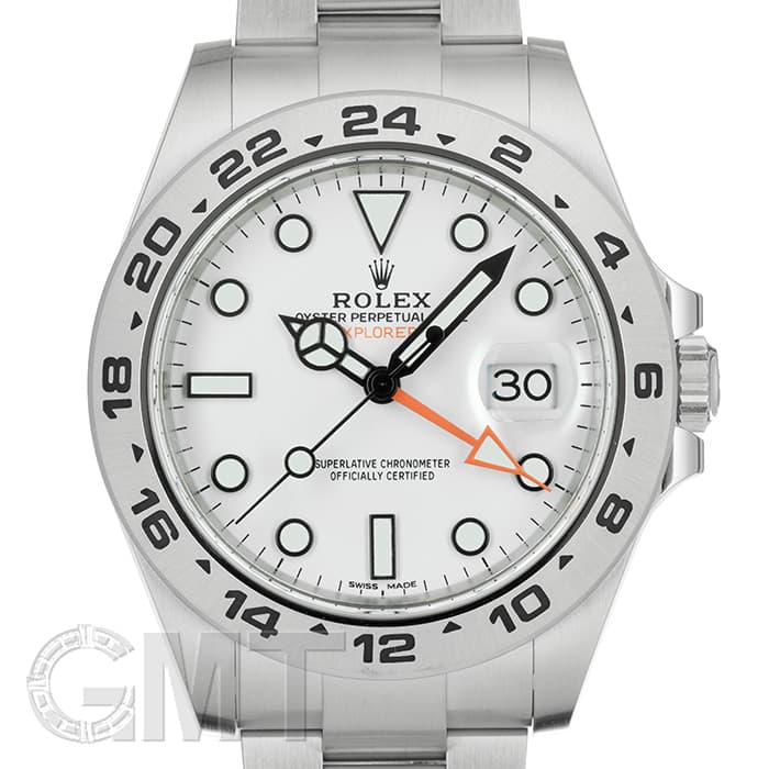 中古)ROLEX ロレックス エクスプローラー II 216570 ホワイト ランダム