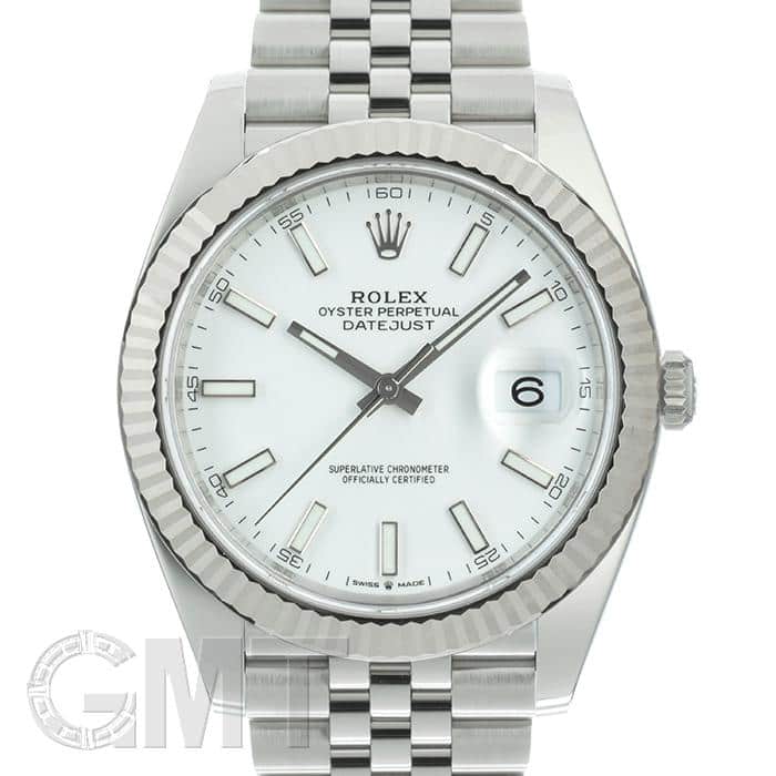 中古)ROLEX ロレックス デイトジャスト 41 126334 ホワイト ジュビリー