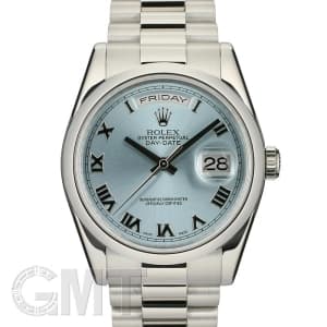 ROLEX ロレックス デイデイト Ref.118206 アイスブルー　ローマ メイン