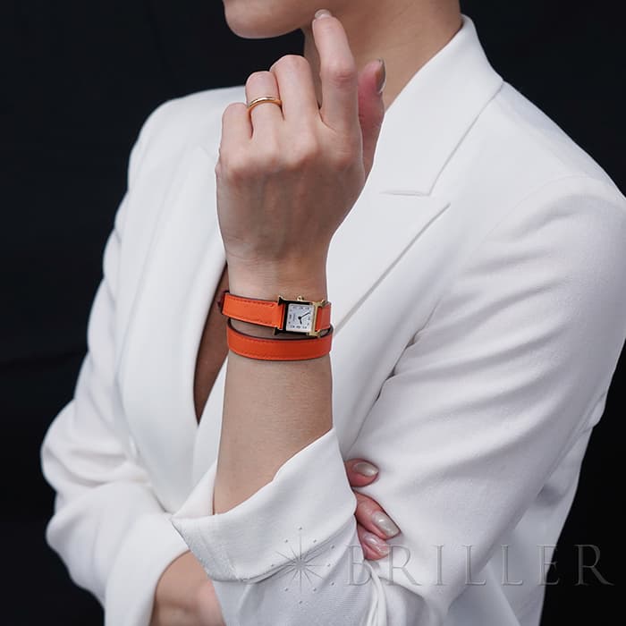 新品)HERMES エルメス Hウォッチ HH1.101.131/SW931 038179WW0 ミニ