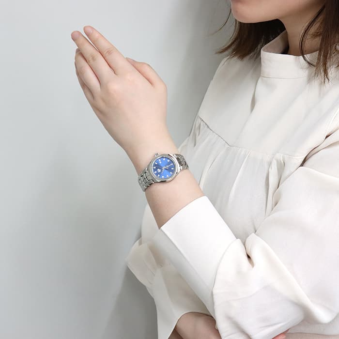 電池交換済 TAG Heuer タグホイヤー リンク WBC1318 12Pダイヤ ダイヤモンド デイト 100m防水 青 ブルー SS ステンレス レディース クォーツ【6ヶ月保証】【腕時計】【中古】 楽天市場】タグホイヤー TAG HEUER リンク WBC1318.BA0600 クォーツ