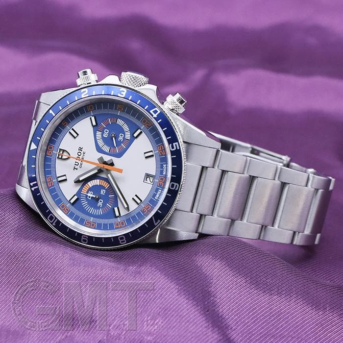 中古)TUDOR チューダー ヘリテイジ クロノグラフ ブルー 70330B（商品
