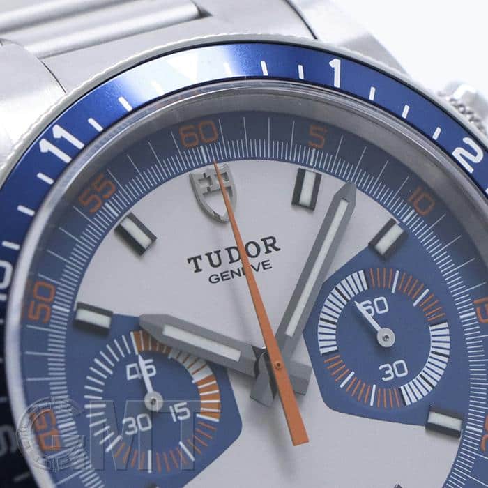 中古)TUDOR チューダー ヘリテイジ クロノグラフ ブルー 70330B（商品