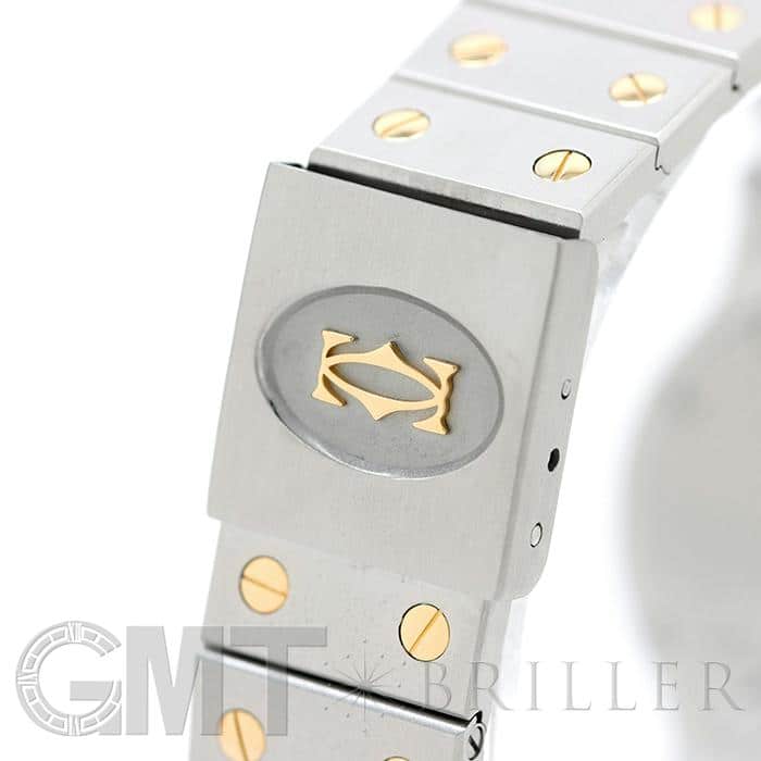 中古)CARTIER カルティエ サントス オクタゴン ゴールドベゼル（商品ID