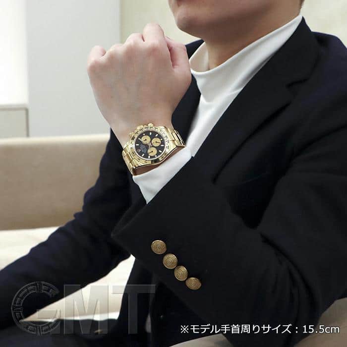 中古)ROLEX ロレックス デイトナ 116508 ブラック/シャンパン（商品ID