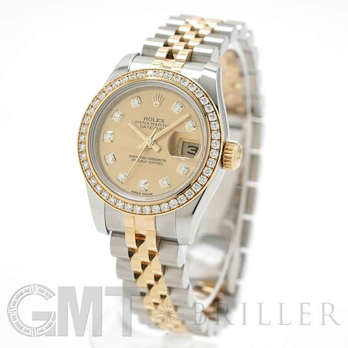 中古)ROLEX ロレックス デイトジャスト 179383G シャンパン ベゼル