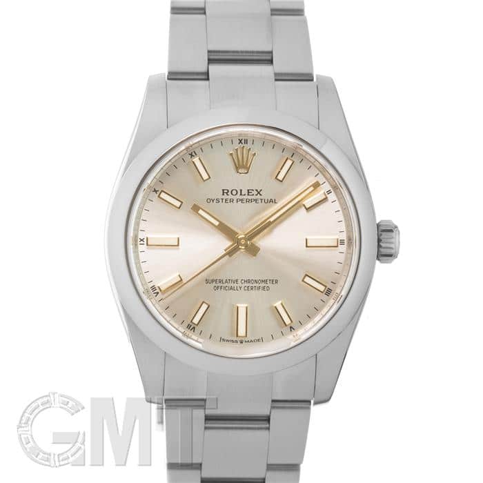 中古)ROLEX ロレックス オイスターパーペチュアル 124200 シルバー