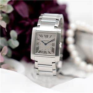 Cartier カルティエ　カルティエ タンク フランセーズ 楽天市場】【中古】 カルティエ CARTIER タンク フランセーズ SM