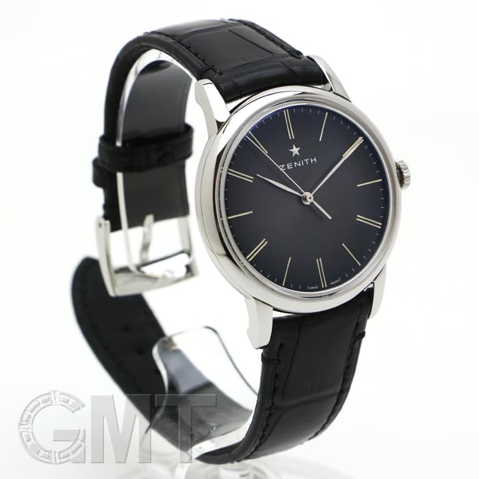 中古)ZENITH ゼニス エリート クラシック ブラック 03.2290.679/26