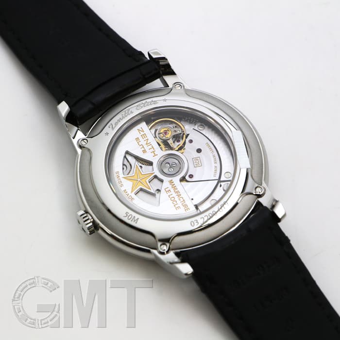 中古)ZENITH ゼニス エリート クラシック ブラック 03.2290.679